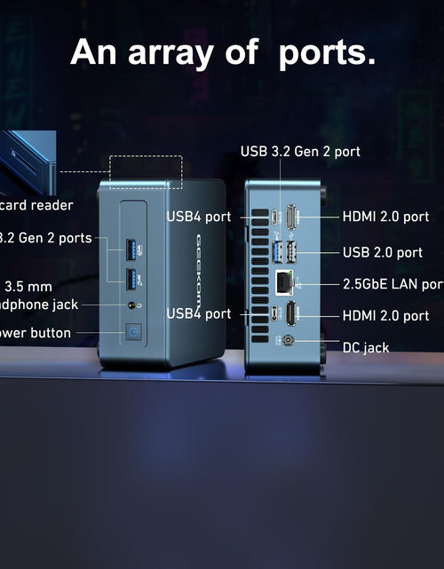 Load image into Gallery viewer, GEEKOM Mini PC Mini IT13, 13Th Gen Intel I9-13900H NUC13 Mini Computers(14 Co...
