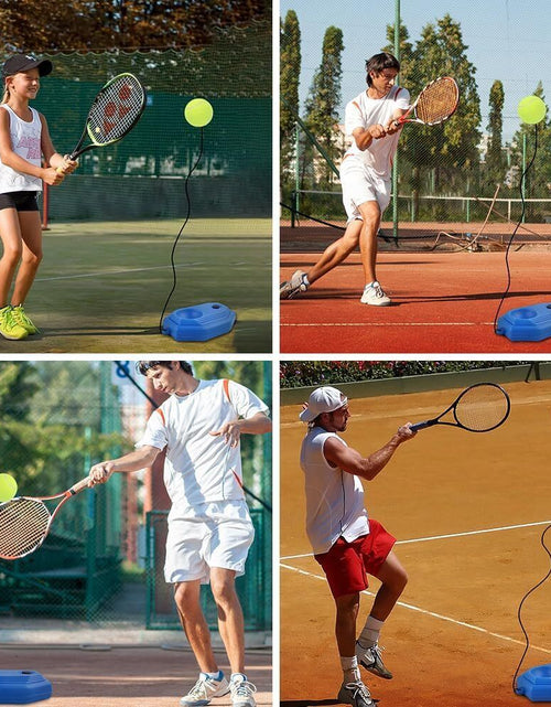 Load image into Gallery viewer, Tennis Trainer Rebound Ball Solo Tennis Training Equipment Self Tennis Pracitce
