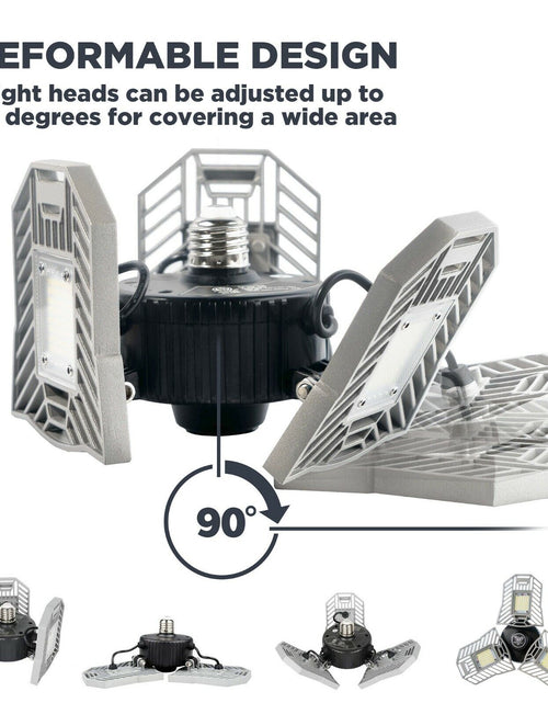 Load image into Gallery viewer, Three Led Garage Light-Led Adjustable Light-Basement Led Light
