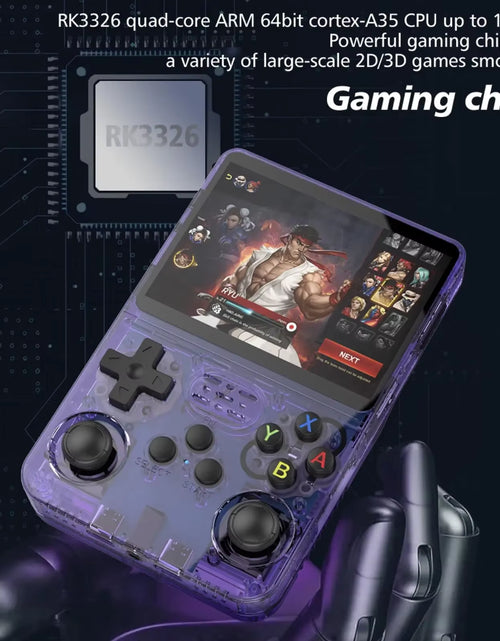 Load image into Gallery viewer, R36S Handheld Game Console 3.5 Inch IPS Screen 64G Linux Portable Video Games Player Open Source System Arcade Retro Games
