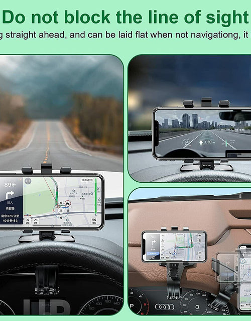 Load image into Gallery viewer, Universal Car Phone Holder Mount 360 Degree Rotation Dashboard Cell Phone Holder
