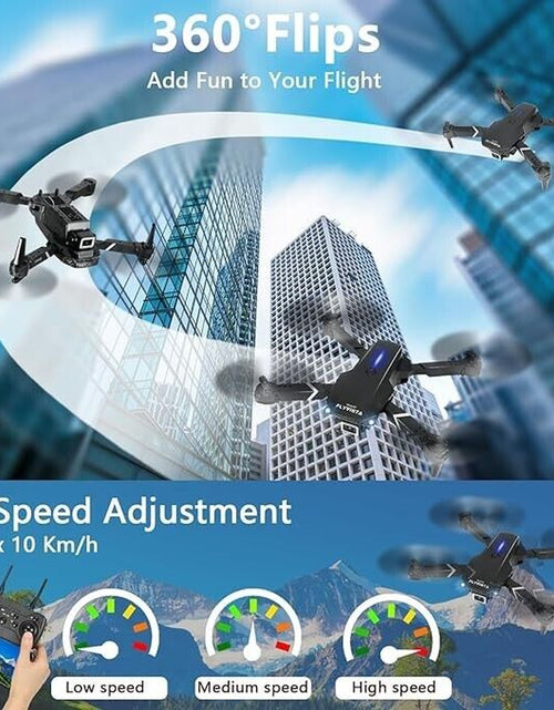 Load image into Gallery viewer, Mini Drone with Camera HD 1080P Foldable Quadcopter with 1 Battery - Black
