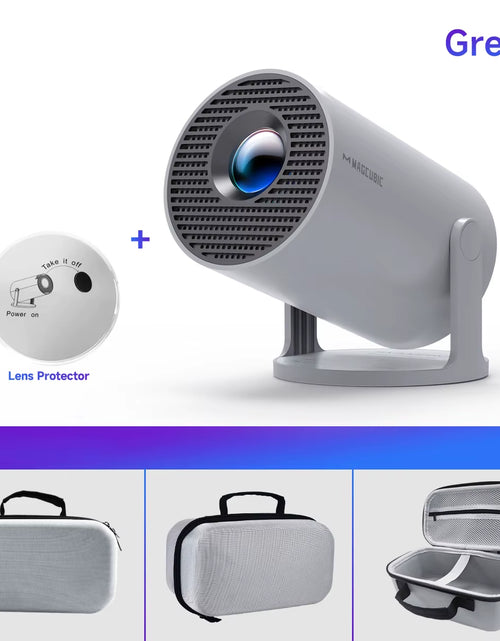Load image into Gallery viewer, Projector HY300 Pro 8K Android 14 Dual Wifi6 290ANSI Allwinner H726 BT5.4 1080P 1280*720P Home Cinema Outdoor Projetor
