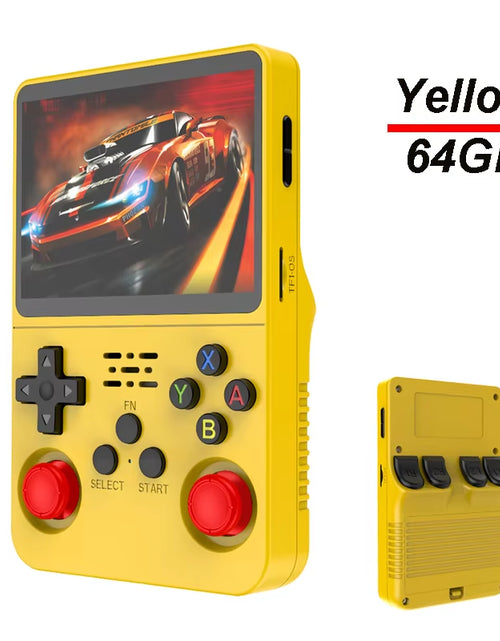 Load image into Gallery viewer, R36S Handheld Game Console 3.5 Inch IPS Screen 64G Linux Portable Video Games Player Open Source System Arcade Retro Games
