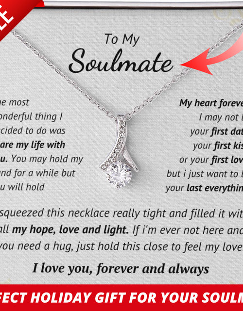 Load image into Gallery viewer, To Soulmate Necklace Gift for Girlfriend Wife Birthday Valentines Day Christmas
