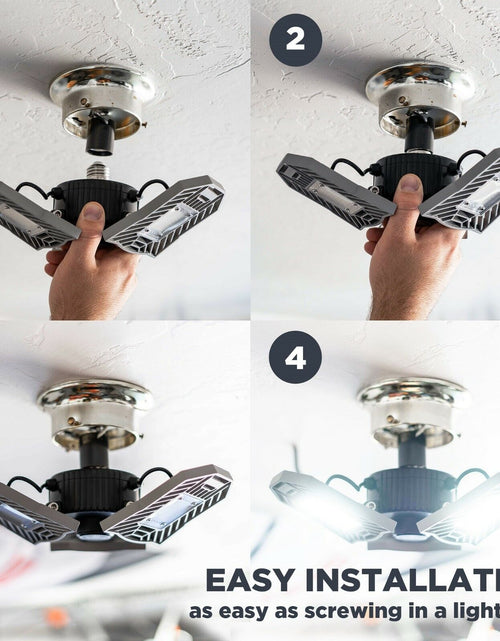 Load image into Gallery viewer, Three Led Garage Light-Led Adjustable Light-Basement Led Light
