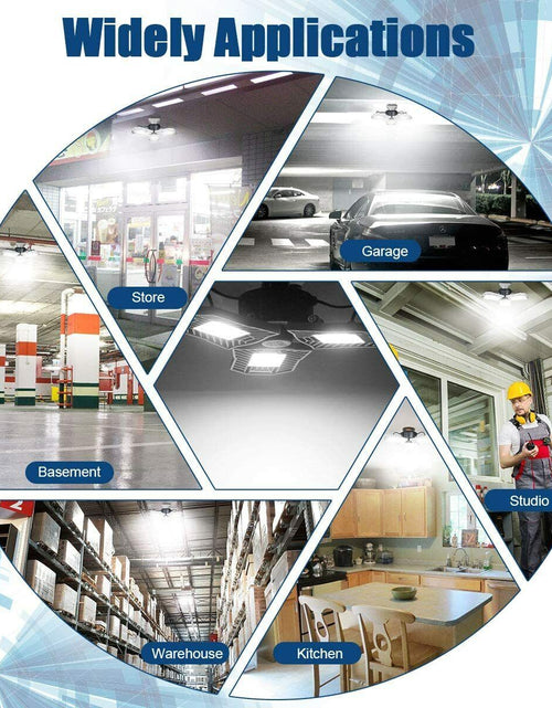 Load image into Gallery viewer, Three Led Garage Light-Led Adjustable Light-Basement Led Light

